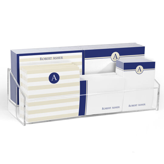 Navy Stripe Post-it® Notes Ensemble